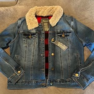 Fleece lined jean jacket